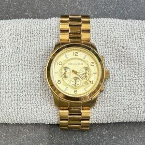Michael Kors Gold-Tone Chronograph Watch